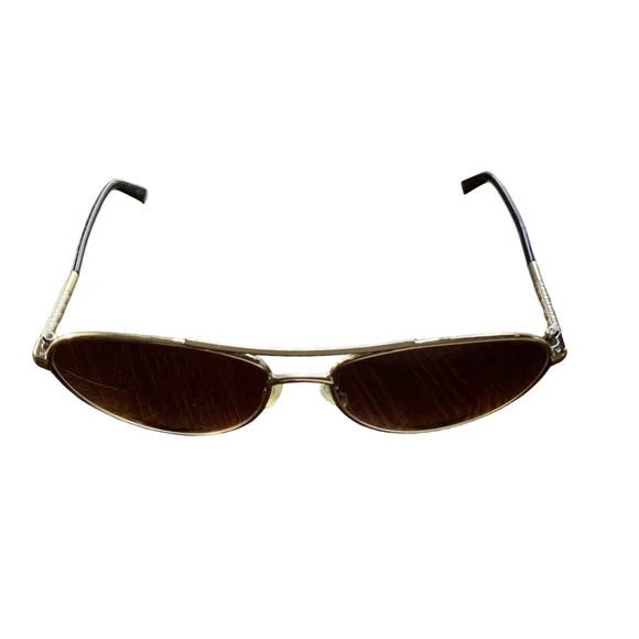 Christian Dior Aviator Sunglasses Vintage Brown Gold - Picture 9 of 10